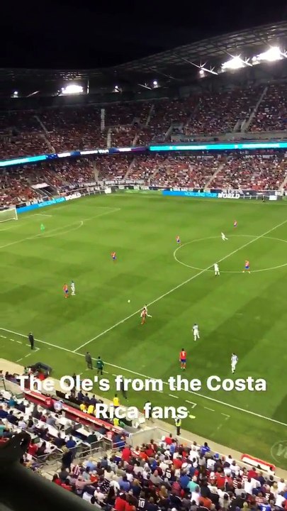 The Ole's from Los Ticos fans USAvCRC