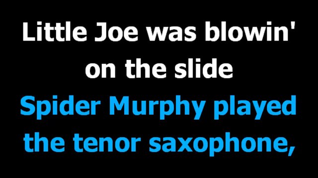 jailhouse rock - Elvis Presley - Karaoke - Lyrics