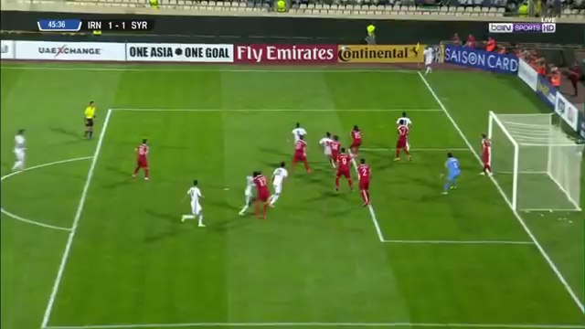 أهداف مباراة سوريا و إيران 2-2 تصفيات كأس العالم 2018 آسيا 05-09-2017