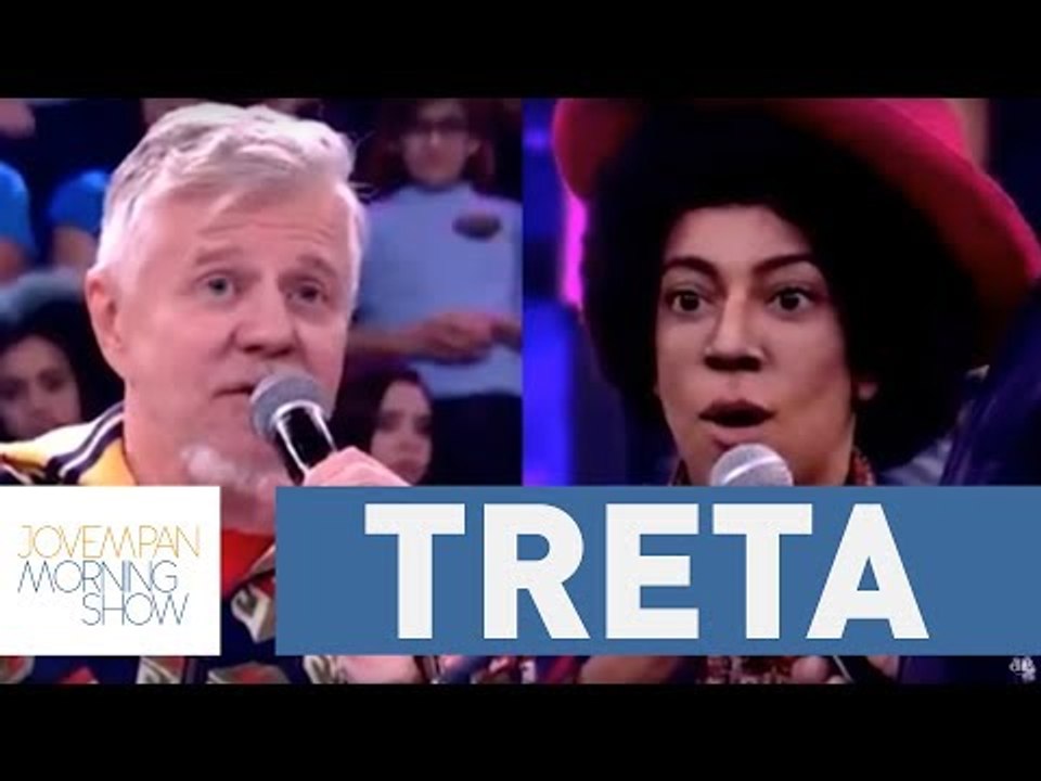 Climão! Samantha Schmütz e Miguel Falabella discutem no "Domingão do Faustão"