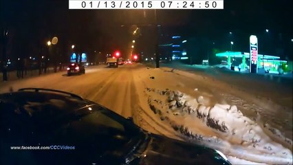 Winter Car Crash Compilation 8  - 2017