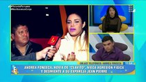 Jazmín Pinedo le canta sus verdades a la novia de Clavito en vivo