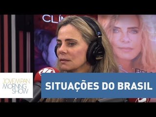 Bruna Lombardi: "Sinto pena das situações em que o Brasil foi colocado"