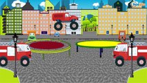 The Blue Monster Truck and Racing Cars - The Big Race in the City of Cars Cartoons for Children Ep.3