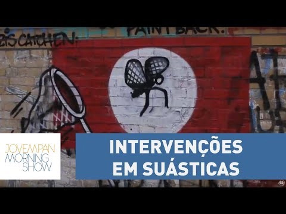 Artistas fazem intervenções em suásticas espalhadas pela Alemanha | Morning Show