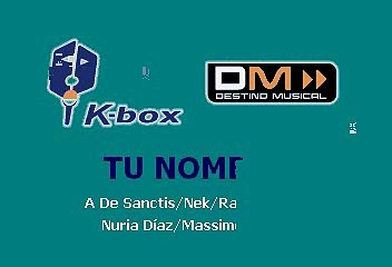 Nek - Tu nombre (Karaoke)