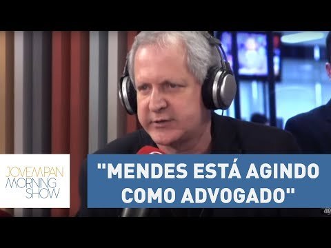 Gilmar Mendes está agindo como advogado explica Augusto Nunes sobre prisão em 2ª instância