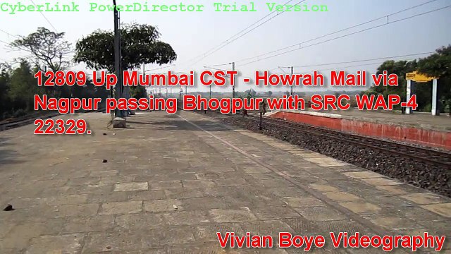 [HD] SRC WAP-4 22329 with Mumbai CST - Howrah Mail via NGP