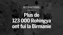 Plus de 123 000 réfugiés Rohingya ont fuit la Birmanie
