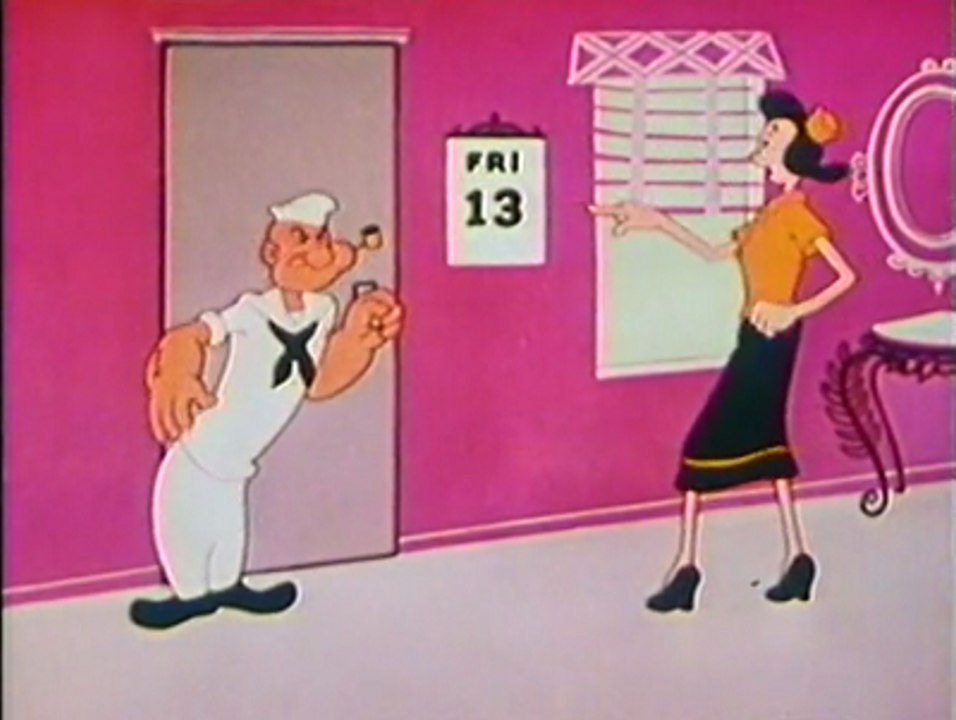 Popeye- I Don't Scare (1956)
