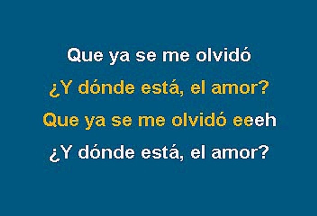 Wisin & Yandel y Franco de Vita - Dondé está el amor (Karaoke)