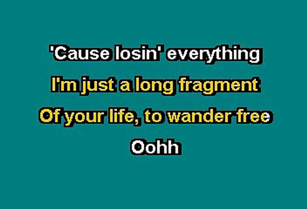 Elton John - Don't let the sun go down on me (Karaoke)