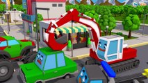 Learn Colors SUV Transportation & Tow Truck w 3D Video for Kids and Toddlers Cars & Trucks Stories