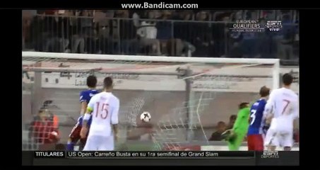 Goal David Silva HD Liechtenstein 0 - 4 Spain 05.09.2017 HD