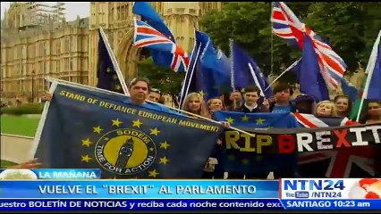 Parlamento británico retomó este martes las discusiones sobre el proyecto de ley del ‘Brexit’