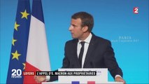 Loyers : l'appel d'Emmanuel Macron aux propriétaires