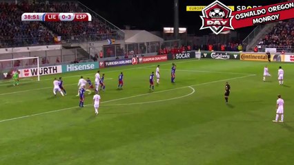 David Silva Super Goal - Spain vs Liechtenstein 4-0 2017  HD