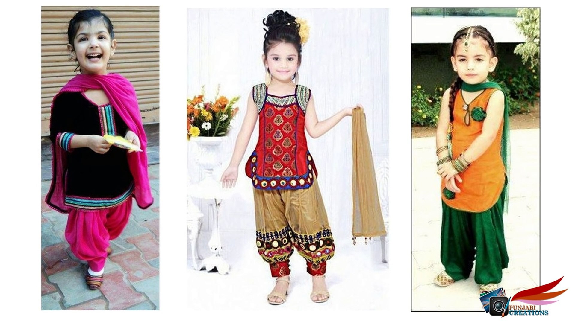 little girl punjabi suit design