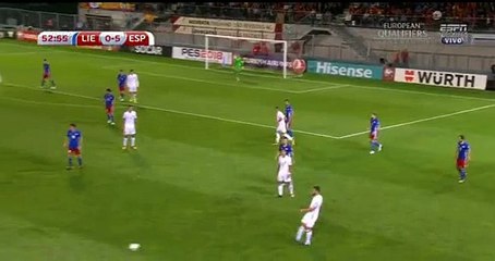 Alvaro Morata Goal - Liechtenstein vs Spain 0-6 (05.09.2017)