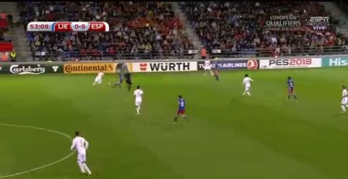 Alvaro Morata Goal HD - Liechtenstein 0-6 Spain 05.09.201017