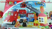En parque de bomberos Lego Sr. máximo hueco 10593 juego constructor de automóviles con Lego Duplo