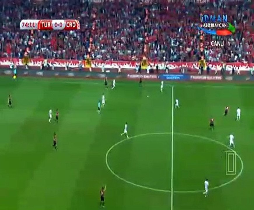 Cenk Tosun Goal - Turkey vs Croatia 1-0 (05.09.2017)