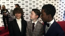 GQ Awards 2017: Stranger Things kids try 'Apples and Pears' slan