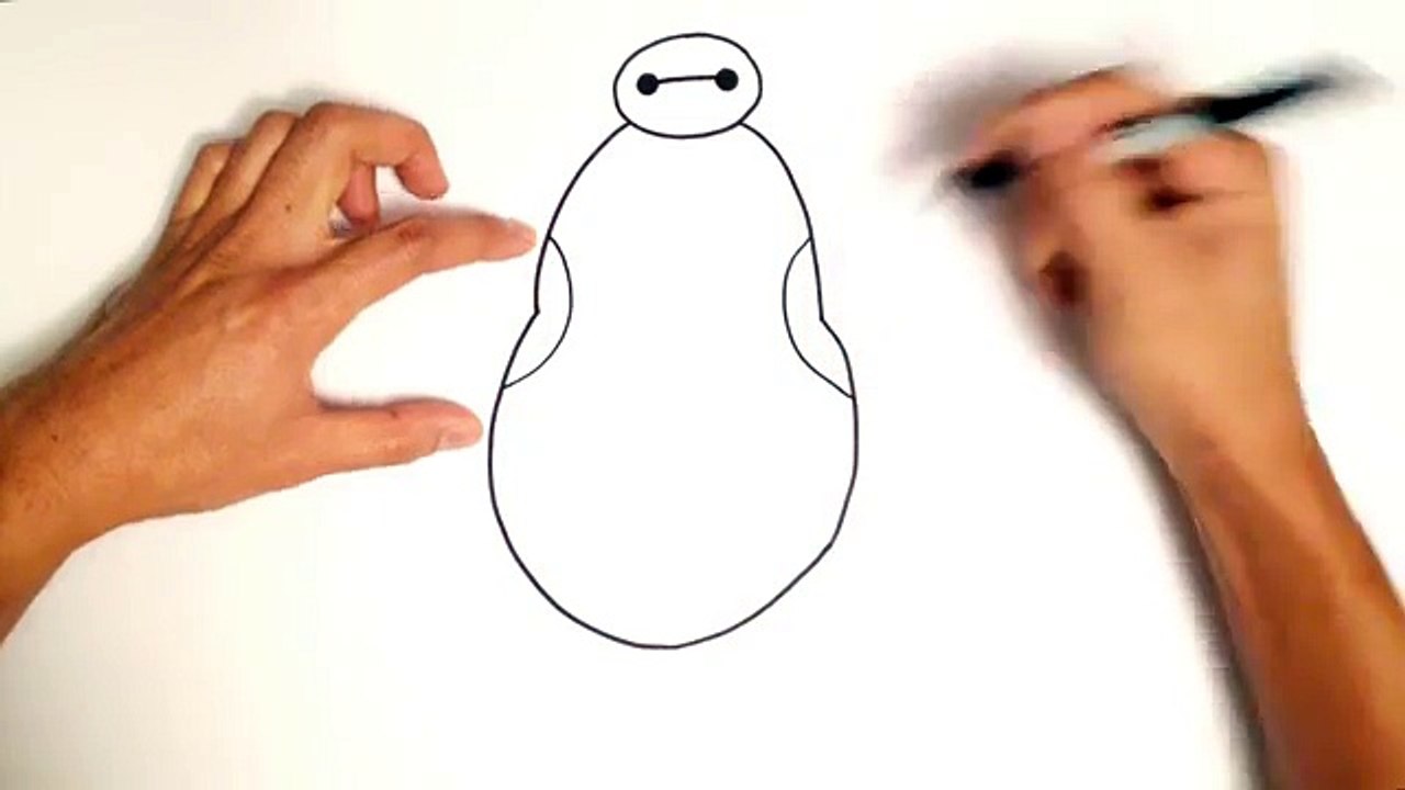 How To Draw Baymax (Big Hero 6)