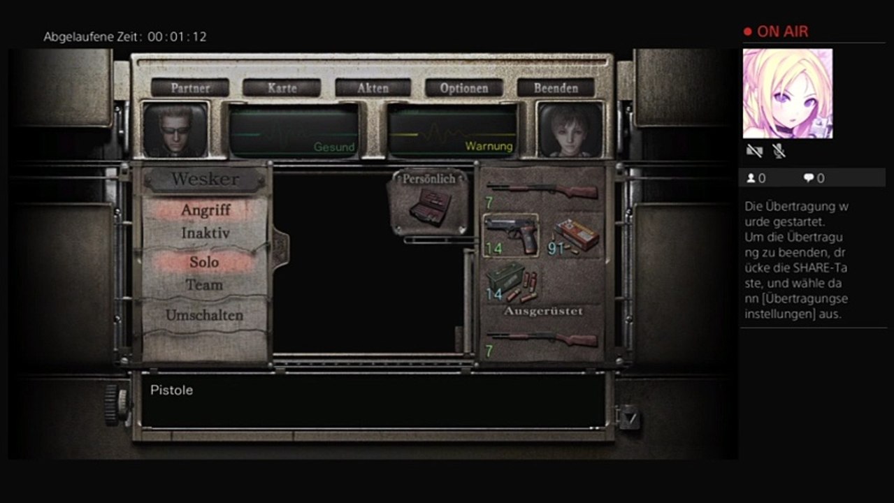 [Ps4] [Resident Evil Zero] [Wesker Part]