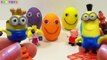 Play Doh Smiley Face Surprise Eggs Disney Mickey Mouse Peppa Pig Dinosaur Toys Learn Color