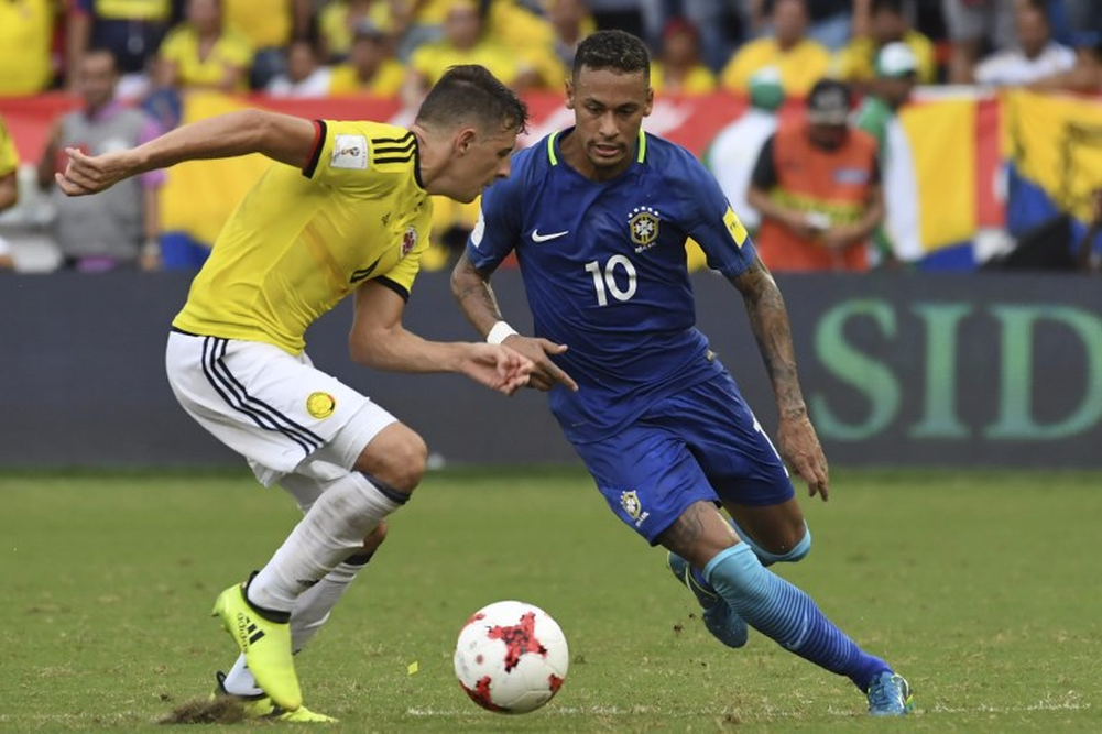 التعادل يخيم على مواجهة كولومبيا والبرازيل
