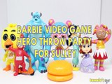BARBIE VIDEO GAME HERO THROW PARTY FOR SULLEY CHICA PO PRINCESS JASMINE SOFIA UPSY DAISY Toys BABY Videos, MONSTER UNIVERSITY , DISNEY , PIXAR, TELETUBBIES , ALADDIN , IN THE NIGHT GARDEN , SOFIA THE FIRST
