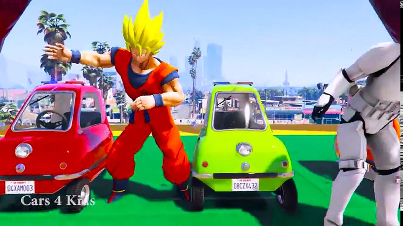 Funny LEARN COLORS and Small Cars for Toddlers with Superheroes Spiderman Animation 3D for Kids (LEARN COLOR 2017)