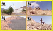 Ejército Sirio asaltando trincheras terroristas.