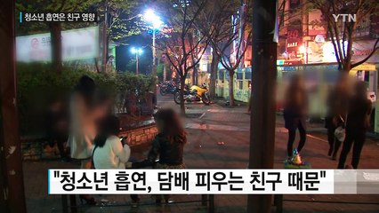 "중고생들 흡연은 담배 피우는 친구 때문" / YTN (Yes! Top News)