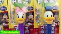 PEZ Dispensers Minnie Mickey Mouse Club House,PEZ Candy Daisy Donald Duck