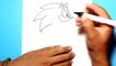 como dibujar a sonic lobo | how to draw sonic