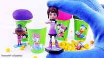 Crème tasses des œufs de la glace Apprendre souris pâte à modeler jouet Mickey club surprise dippin dots surprises c