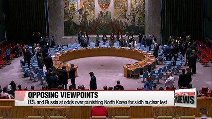 U.S. and Russia at odds over punishing North Korea for sixth nuclear test
