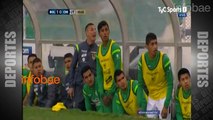 Obsceno gesto de jugador boliviano contra Chile