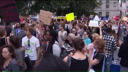 Protesters Swarm New York City After President Trump Ends DACA