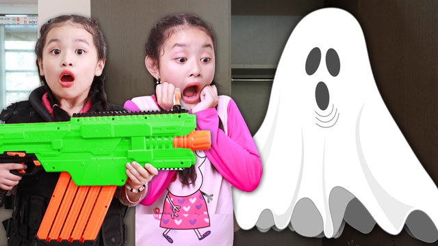 Bad Kids fight Bad Ghost - Learn Colors for Children & Johny Johny Yes Papa Song Nursery Rhymes Song