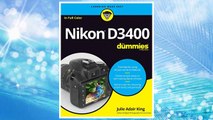 Download PDF Nikon D3400 For Dummies (For Dummies (Lifestyle)) FREE