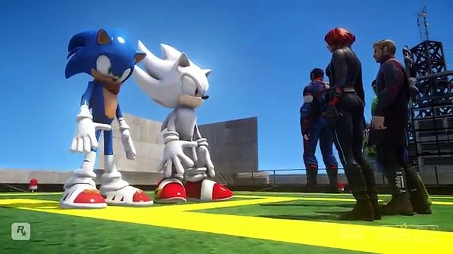 THE AVENGERS VS SONIC THE HEDGEHOG ARMY - EPIC SONIC HEDGEHOG BATTLE