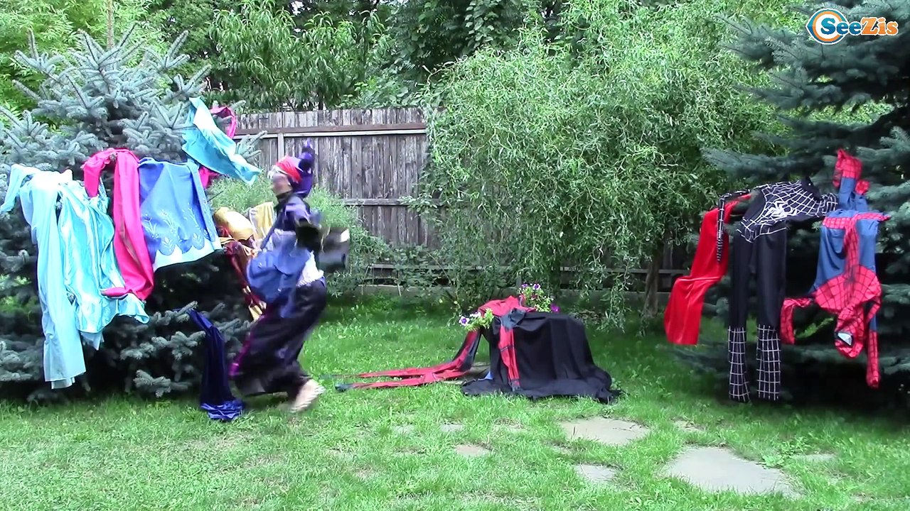 Frozen Elsa Baby Rescued by Spiderman, Joker, Batman Fun Superhero