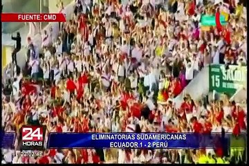 ¡Triunfo histórico! Perú venció  de visita a Ecuador y está a un paso del Mundial de Rusia 2018