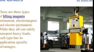 How is lifting magnets helpful for heavy load operations