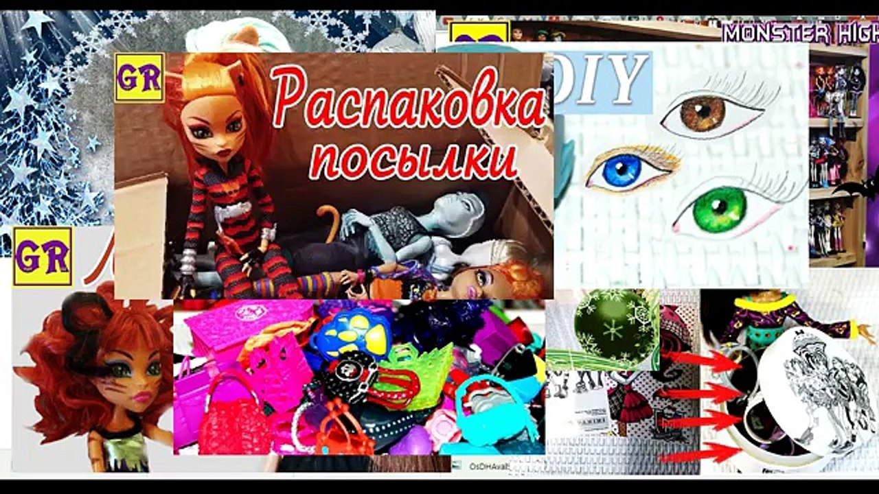 Bricolaje cómo hacer un tatuaje de Monster High muñecas OOAK Mariana Ro