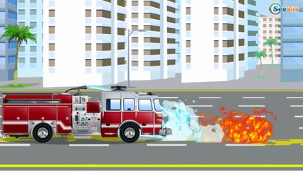 Spid el Coche de Carreras y el Coche de Policía | Dibujo animado para niños