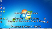 Windows 7 Tips & Tricks - Windows 7 Keyboard Shortcuts